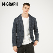 m-graph卓卡潮牌男装，青春流行时尚休闲长袖西装，外套宽松显瘦西服