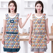 棉布围裙家用厨房韩版时尚，女马甲围腰成人洋气防污耐磨工作服