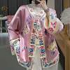 新中式女装唐装刺绣棉衣冬季汉服民族风棉袄重工汉元素中国风外套