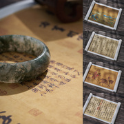 古风字画拍照背景布中国风摄影道具书法纸国潮拍摄场景装饰布景