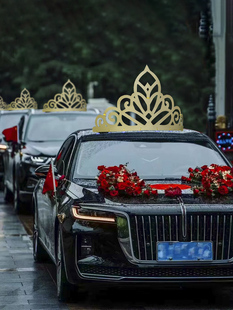 婚车装饰车顶主婚车，车顶大个性创意婚车，花车装饰套装