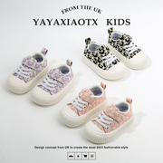 男宝宝软底学步鞋子两岁婴幼儿包头帆布鞋潮童1-2岁女童布鞋秋季