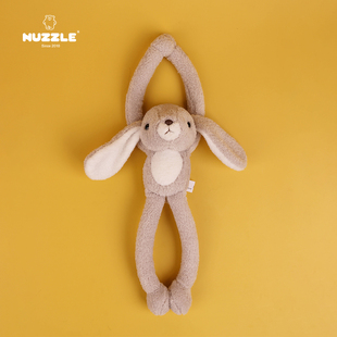 NUZZLE可爱卡通动物小狮子兔子猴子猫毛绒玩具磁铁冰箱贴背包挂饰