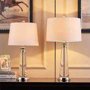 装饰大台灯创意客厅水晶酒店床头灯欧式现代简约台灯时尚卧室台灯