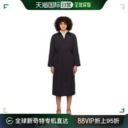香港直邮潮奢 A.P.C. 女士 黑色褶皱风衣 PAAFM