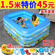 超大号儿童充气游泳池家用大型婴儿游泳桶宝宝盆加厚成人小孩水池