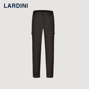 lardini联名系列羊毛束脚裤，商务休闲百搭便裤男士，微弹修身长裤子