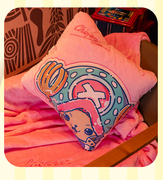 正版航海王乔巴系列抱枕被子两用枕头办公室午睡靠枕毯子二合一