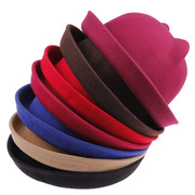 冬天韩版潮流可爱猫耳朵礼帽，圆顶户外亲子帽跨境情侣帽子