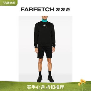 calvinkleinjeans男士logo印花抽绳运动裤farfetch发发奇