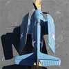 无风8通道f4f野猫战斗机航模epo泡沫固定翼电动遥控飞机玩具蓝翔