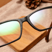 复古板材大框眼镜框男潮女近视，a全框木质，大脸方形平光黑框眼镜架