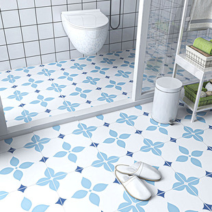 浴室卫生间地板贴防水耐磨地面贴纸，厨房加厚防滑地贴pvc墙纸自粘0