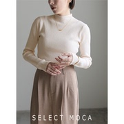 SELECT MOCA秋冬内搭百搭款柔软针织套头衫毛衣日本直邮10009857