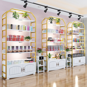 化妆品货架展示柜美发展示架自由组合美甲柜子美容产品柜展柜收纳