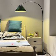 百褶罩落地灯钓鱼灯客厅设计感网红沙发卧室床头立式落地LED台灯