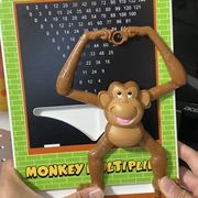 顽皮小猴学算术3岁以上学数学玩具猴子，天平挂香蕉字益智玩具