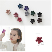 韩国儿童发夹宝宝小抓夹糖果，色可爱花朵，迷你女童边夹刘海夹头饰