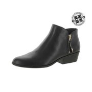 aerosoles女式皮革踝靴 - 黑色皮革 002 美国奥莱直发