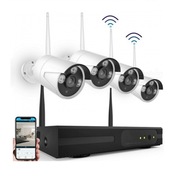 室外无线监控摄像头套装设备全套家用高清夜视网络wifi录像机