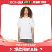 香港直邮潮奢 Carhartt 卡哈特 男士白色口袋 T 恤