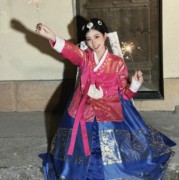 朝鲜延吉韩服朝鲜公主全套服装宫廷礼服舞台舞蹈演出服饰