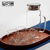 耐热冷水壶玻璃凉水壶杯耐高温日式家用大容量套装创意开水瓶夏天