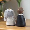 促送新人朋友结婚礼物卧室创意桌面卡通陶瓷摆件情侣纪念日订婚礼