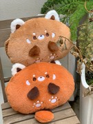 咚咚研究所原创小熊猫团团暖手抱枕，可爱毛绒玩偶冬季午睡枕