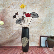 现代简约落地客厅创意时尚摆件家居装饰品陶瓷干花花器花瓶花艺