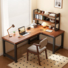 转角书桌家用电脑桌，台式简约l型办公桌，卧室拐角学生写字桌工作台