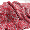 布艺岛 复古红色小碎花印花弹力雪纺田园褶皱肌理面料 连衣裙布料