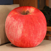仿真苹果毛绒玩具西瓜，草莓水果抱枕沙发，靠垫荔枝山竹午休枕头玩偶