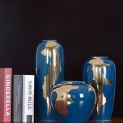 家居陶瓷台面花瓶摆件欧式客厅软装饰J品餐桌插花工艺摆设花瓶