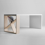 北欧实木办公桌电脑桌创意简约现代设计师长方形，桌子会议桌书桌