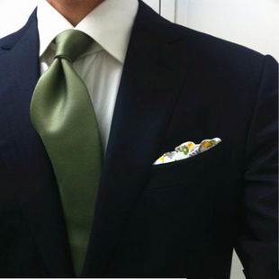纯色10cm宽版礼盒装男商务职业正装蓝色绿色黄色棕色黑色领带
