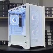 先马光之神mini电脑机箱，台式机matx240水冷侧透白色，颜之神atx机箱