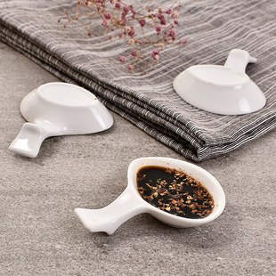 餐具架筷枕1067带筷子托勺子托调味碟陶瓷日式筷子架两用创意