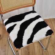 德家 宝羊毛椅垫坐垫车座椅垫茶椅餐椅办公椅座垫家用冬季保暖垫