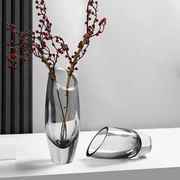 现代简约创意琉璃花瓶玄关客厅玻璃装饰品工艺品样板房软装饰摆件
