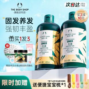 thebodyshop美体生姜洗发水头皮，修护洗发露400ml强韧发质控油蓬