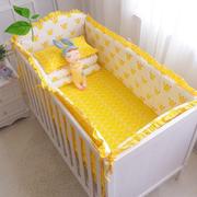 儿童床护围纯棉婴儿小床围栏棉防撞床围宝宝床上用品床品海绵围条