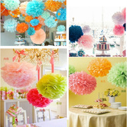 纸花球婚礼店铺装饰橱窗，生日派对幼儿园教室，布置挂饰吊饰折纸拉花