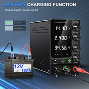 电池充电电源，12v24v48v电压可调直流电源手机笔记本，维修电池激活
