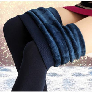 不起球秋冬季连脚加绒打底裤袜外穿连裤祙女加厚踩脚显瘦保暖连。