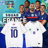 短袖t恤男2022年 法国队姆巴佩 本泽马同款足球训练服短袖t恤