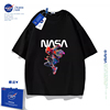 NASA蜘蛛侠t恤男童短袖2024夏季女童装潮牌酷帅男孩儿童半袖