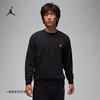 Jordan耐克乔丹男法式毛圈圆领运动衫春季卫衣拼接刺绣FQ1865