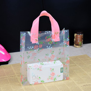 玫瑰花服装手提袋化妆品面膜，包装袋塑料胶袋，加厚购物袋印刷定制袋