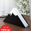 创意铁艺三角形纸巾座立式雪山纸巾架咖啡厅餐巾纸架托纸巾夹定制